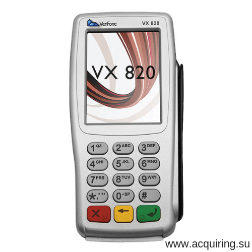 Банковский платежный терминал - пин пад Verifone VX820 под проект Прими Карту в Сыктывкаре